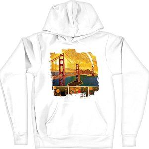 San Francisco Hooded Sweatshirt - Bridge Hoodie - Painting Hoodie